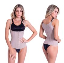 Cinta Modeladora Redutora 12 Barbatanas 4 Ajustes Corselet Corpete Body Postural Abdominal Alta Compressão Biobela 1638R