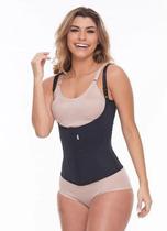 Cinta Modeladora Redutora Com 12 Barbatanas e 4 Ajustes Corselet Corpete Body Colete Postural Abdominal Alta Compressão 1638R