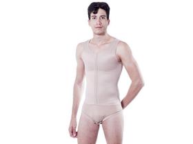 Cinta Modeladora Regata Masculina com Cueca Chocolate DC015 Doron