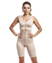 Cinta modeladora yoga soft pos cirurgico divisao frontal alca larga - 6019/6026 al 6030