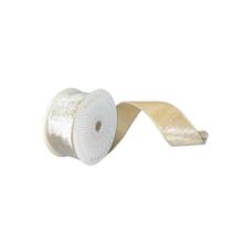 Cinta Navideña Vickerman de Terciopelo Champagne Plush 2.5 cm x 9.1 m Cinta Navideña Vickerman de Terciopelo Champagne Plush 2.5 cm x 9.1 m