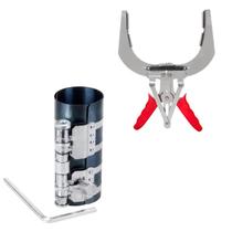 Cinta P Anéis Pistão 60-175mm 6 Pol+Alicate 110-160mm Loxer Cinta P Anéis Pistão 60-175mm 6 Pol+Alicate 110-160mm Loxer