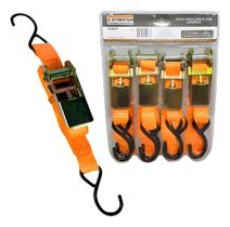 Cinta Para Carga Com Catraca Corda Amarrar E Prender 4 Unidades 4,5m Starfer Cinta Para Carga Com Catraca Corda Amarrar E Prender 4 Unidades 4,5m Starfer