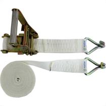 Cinta Para Carga Multifitas Com Catraca 1,5Toneladas Branca 50Mmx9M ''J'' 1Peca