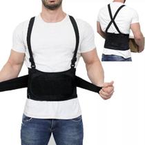 Cinta Para Carregar Peso Carga C/ Suspensório Trabalho (Tam. P)