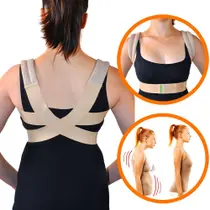 Cinta para Corrigir Postura Corretor de Coluna Ortopédico com Elástico Reforçado