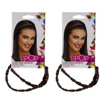 Cinta para el Cabello Hairdo Pop Doble Trenza R10 Castaño x2
