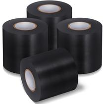 Cinta para Esterilla de Ejercicio Pangda 3''x20m PVC Resistente Negra 4 Rollos