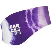 Cinta para nadar Earplug Ear Band-It Ultra, Tie Dye morado grande