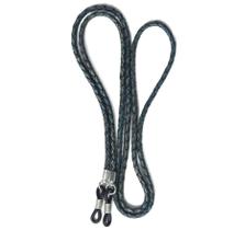Cinta para Óculos GENIQUE 81 cm Couro Azul Envelhecido Cinta para Óculos GENIQUE 81 cm Couro Azul Envelhecido