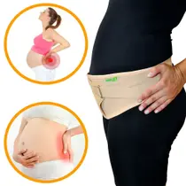 Cinta Pélvica para Gestante Sustentação e Apoio para Barriga Ortopédica Elástica