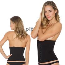 Cinta Plié Feminina Modeladora E Redutora Com 8 Barbatanas De Alta Compressão Linha Control