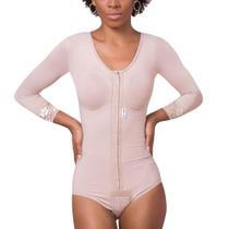 Cinta Pós Cirúrgica Body Modelador Com Mangas 8050 - Biosafe