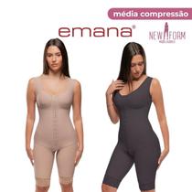 Cinta Pós-cirúrgica Emana Alça Regata Reforço Duplo New Form