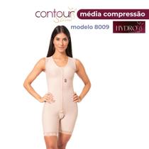 Cinta Pós-cirúrgica Macaquinho Alça Larga Contour Slim