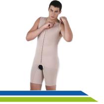 Cinta pós cirúrgica masculina completa new form com colchetes pernas 60409 Cinta pós cirúrgica masculina completa new form com colchetes pernas 60409