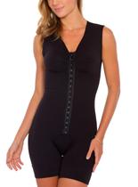 Cinta Pós-Cirúrgica Plié 050334 Compression Macaquinho Regata Poliamida T. P/GG