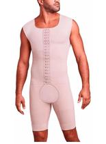 Cinta Pós-Cirúrgica Plié 050343 Masculina Compression Macaquinho Poliamida T. P/GG