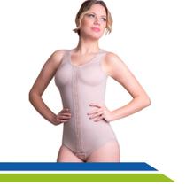 Cinta Pós-Parto e Pós-Cirúrgica Body com Colchetes Frontais e Alça Regata 60605 - New Form Cinta Pós-Parto e Pós-Cirúrgica Body com Colchetes Frontais e Alça Regata 60605 - New Form