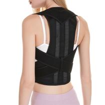 Cinta Postural Colete Corretor Postura Lombar Forte Coluna Neoprene Reforçada Feminina - OEM