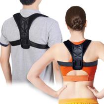 Cinta Postural Colete Corretor Postura Lombar Forte Coluna Neoprene Reforçada Feminina
