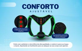 Cinta Postural Magnética Para Alinhamento De Escápulas Suporte Coluna Reta Ombros Colete Unissex