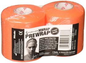 Cinta Prewrap Deportiva Mueller 7 cm x 19,5 m 2 Rollos Naranja Cinta Prewrap Deportiva Mueller 7 cm x 19,5 m 2 Rollos Naranja