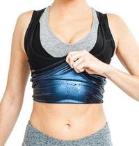Cinta Regata Feminina Queima Gorduras Barriga Camiseta Tamanho:P/M