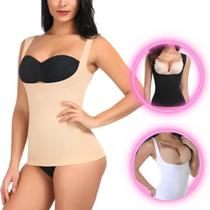 Cinta Regata Modeladora Camiseta Feminina Bege Tamanho G Cinta Regata Modeladora Camiseta Feminina Bege Tamanho G