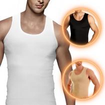 Cinta Regata Modeladora Camiseta Masculina Branco Tamanho G