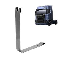 Cinta Tanque Combustível D p Scania NTG 2019 Inferior Inox Cinta Tanque Combustível D p Scania NTG 2019 Inferior Inox