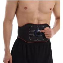 Cinta Tonificador Estimulador Muscular Abdominal Recarregavel Contrai e Relaxa os Musculos