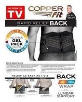 Cinta Tratamento Lombalgia Lombar Bolsa Gel Quente Frio