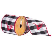 Cinta Vickerman Q172169 10 Yardas x 10 cm de Ancho con Borde Alambre Cinta Vickerman Q172169 10 Yardas x 10 cm de Ancho con Borde Alambre