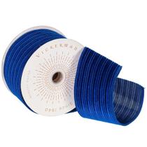 Cinta Vickerman Royal Blue de Satén con Forro de Terciopelo 2.5 cm x 10 m Cinta Vickerman Royal Blue de Satén con Forro de Terciopelo 2.5 cm x 10 m