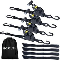 Cintas de Amarre con Carraca BCJCLTS 1 pulg x 3 m Resistente Paquete de 4 Cintas de Amarre con Carraca BCJCLTS 1 pulg x 3 m Resistente Paquete de 4