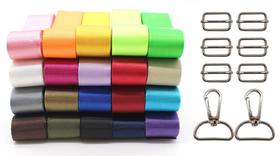 Cintas de Nylon Resistentes ZHFMILY de 25 mm, Multicolores, 40 m Cintas de Nylon Resistentes ZHFMILY de 25 mm, Multicolores, 40 m