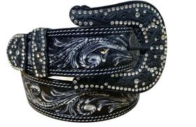 Cinto 363 Feminino Strass - Couro - PAUL WESTERN Ref:000042 Cinto 363 Feminino Strass - Couro - PAUL WESTERN Ref:000042