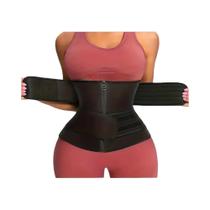 Cinto Abdominal Ajustável Preto Para Mulheres, Dispositivo De Modelagem Corporal Para Fitness