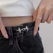 Cinto Ajustável com Fivela Estrela - Ferramenta Elegante para Jeans