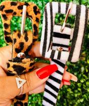Cinto animal print feminino Cinto animal print feminino