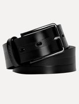 Cinto Aramis Masculino Basico Couro Pinstripe Preto Tamanho Cinto:95 cm