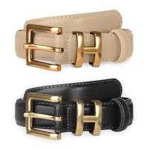 Cinto Aurolan Fashion Classic Metal Fivela de Couro Feminino Cinto Aurolan Fashion Classic Metal Fivela de Couro Feminino