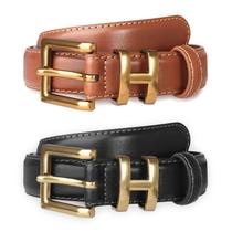 Cinto Aurolan Fashion Classic Metal Fivela de Couro Feminino Cinto Aurolan Fashion Classic Metal Fivela de Couro Feminino