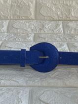 Cinto Azul com detalhes em Dourado