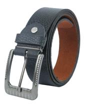 Cinto Belt Largo Masculino Social Couro Preto 3,5Cm M G GG