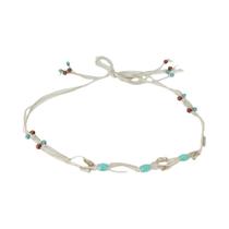 Cinto Boho Bege com Nó e Detalhe de Concha - Para Vestidos, Jeans e Praia