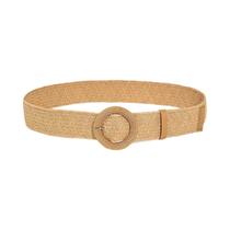 Cinto Boho Bege com Nó e Detalhe de Concha - Para Vestidos, Jeans e Praia