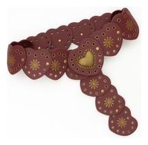 Cinto Boho Chic Feminino Estilo Country Formato De Coração