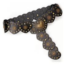 Cinto Boho Chic Feminino Estilo Country Formato De Coração